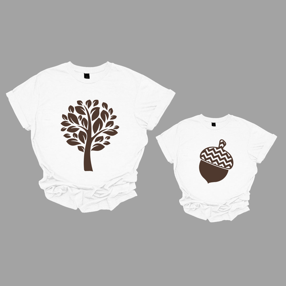 Oak Tree & Acorn Set -  Youth Small - Adult Small