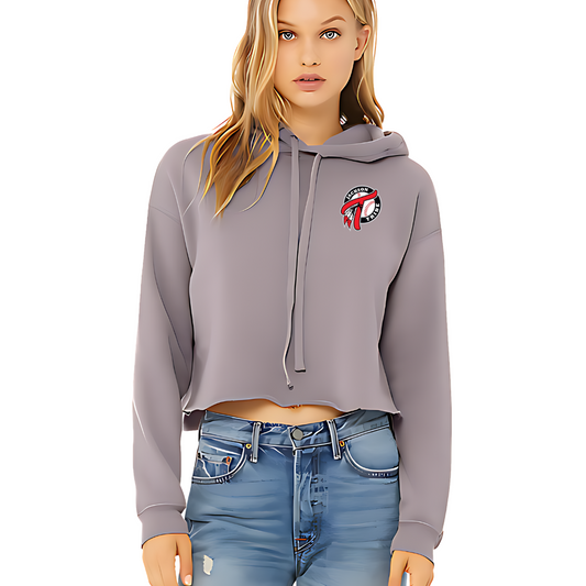 Ladie's Tribe Cropped Fleece Hoodie