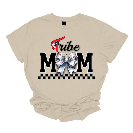 The Jackson Tribe Mom short sleeve Gildan t-shirt is the ultimate way to show your support for your favorite traveling baseball team. Made from high-quality, soft cotton, this tee ensures all-day comfort, whether you’re cheering from the bleachers or hitting the road for the next game. The eye-catching "Tribe Mom" graphic boldly displayed on the front adds a stylish touch, making it clear that you’re proud to be part of the team. Shop at Gorgeousware.com