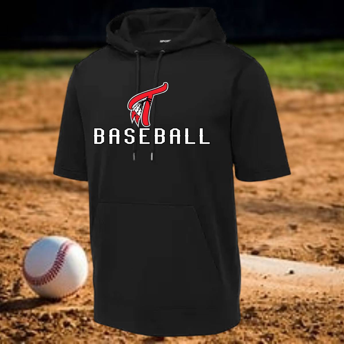 Short Sleeve Hooded Sweatshirt