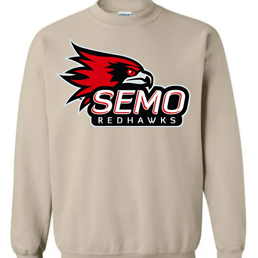 Hawk, SEMO, & Redhawks - Crewneck