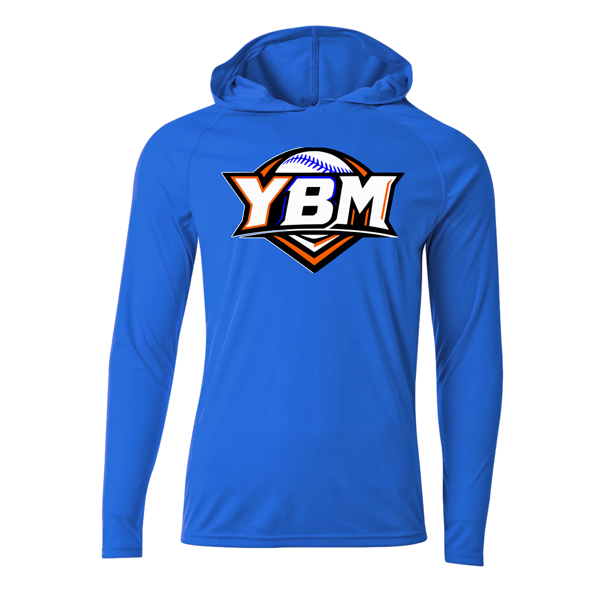 Stay comfortable and protected from the elements with the Youth Baseball Midwest Dri Fit Hooded Long Sleeve Shirt. Made from lightweight, breathable performance fabric, this shirt features moisture-wicking technology to help keep you cool and dry during practices, games, tournaments, and long days at the ballpark.

The built-in hood provides added coverage from the sun, while the long sleeves offer extra protection without the weight of a traditional sweatshirt. Designed for an active lifestyle.