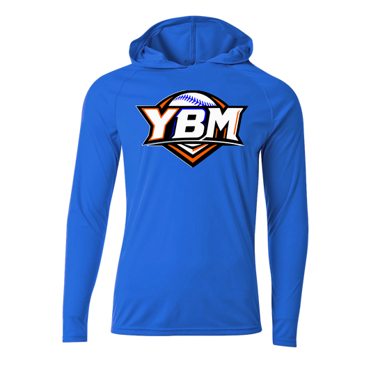 Stay comfortable and protected from the elements with the Youth Baseball Midwest Dri Fit Hooded Long Sleeve Shirt. Made from lightweight, breathable performance fabric, this shirt features moisture-wicking technology to help keep you cool and dry during practices, games, tournaments, and long days at the ballpark.

The built-in hood provides added coverage from the sun, while the long sleeves offer extra protection without the weight of a traditional sweatshirt. Designed for an active lifestyle.