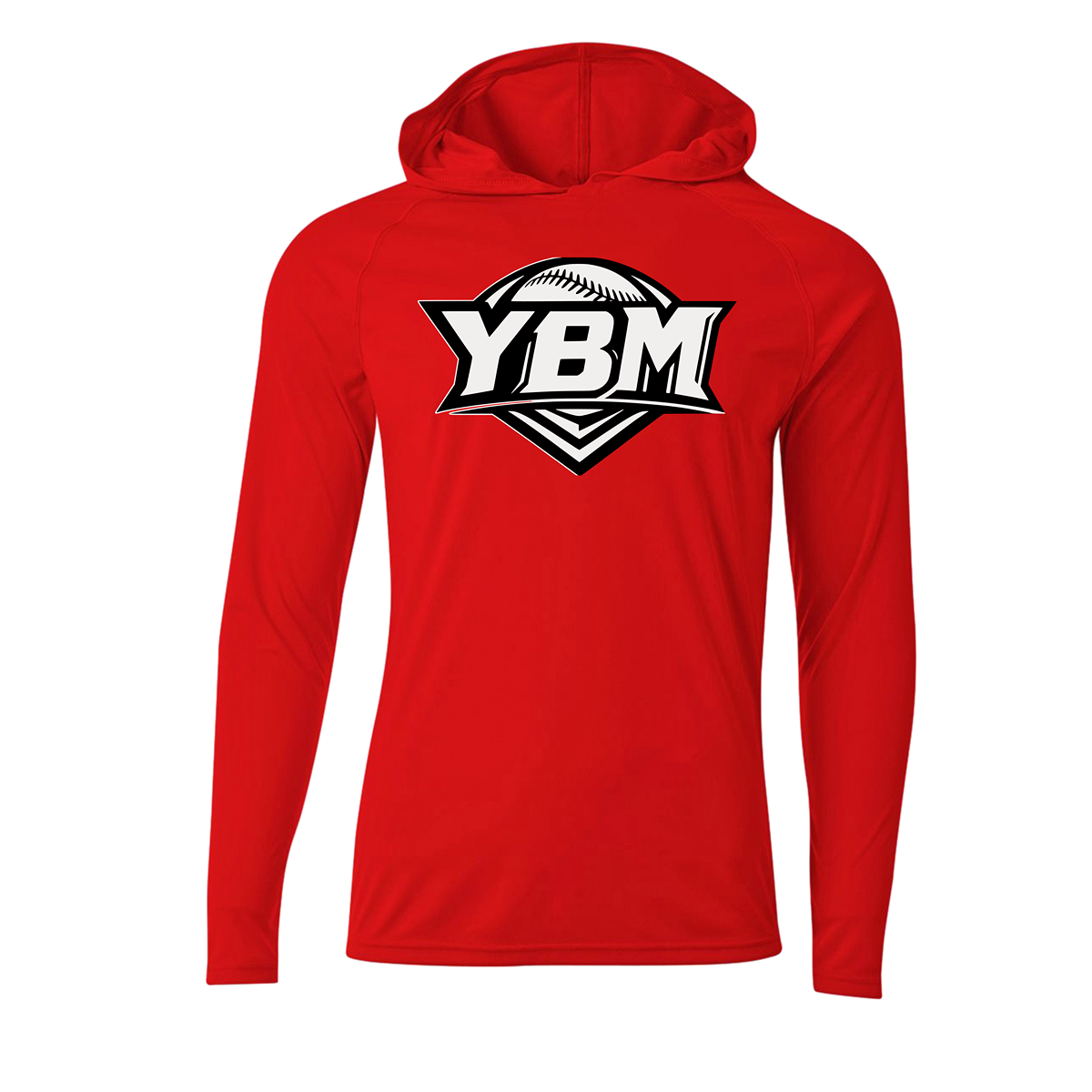 Stay comfortable and protected from the elements with the Youth Baseball Midwest Dri Fit Hooded Long Sleeve Shirt. Made from lightweight, breathable performance fabric, this shirt features moisture-wicking technology to help keep you cool and dry during practices, games, tournaments, and long days at the ballpark.

The built-in hood provides added coverage from the sun, while the long sleeves offer extra protection without the weight of a traditional sweatshirt. Designed for an active lifestyle.