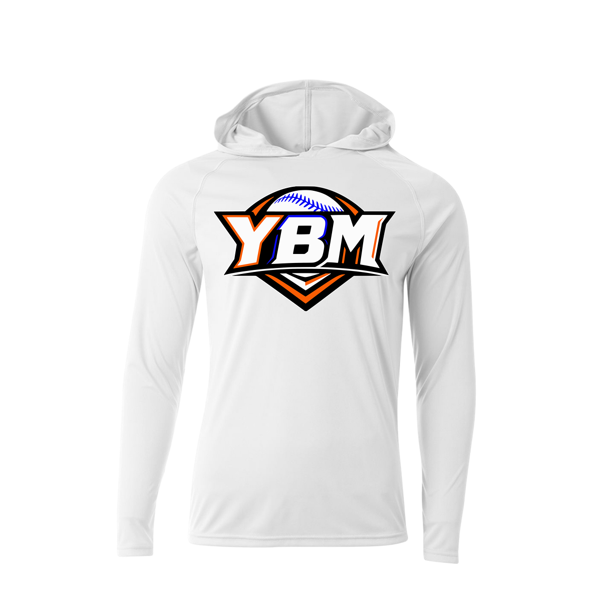 Stay comfortable and protected from the elements with the Youth Baseball Midwest Dri Fit Hooded Long Sleeve Shirt. Made from lightweight, breathable performance fabric, this shirt features moisture-wicking technology to help keep you cool and dry during practices, games, tournaments, and long days at the ballpark.

The built-in hood provides added coverage from the sun, while the long sleeves offer extra protection without the weight of a traditional sweatshirt. Designed for an active lifestyle.
