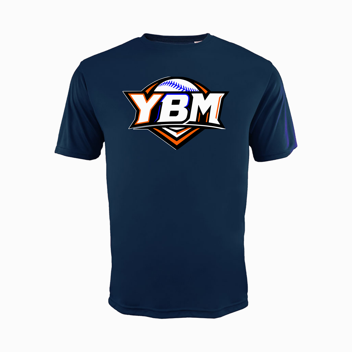 Stay cool and comfortable all season long in the Youth Baseball Midwest Dri Fit Short Sleeve T-Shirt. Made with lightweight, moisture-wicking performance fabric, this shirt helps keep you dry and comfortable during practices, games, tournaments, workouts, or everyday activities.

The breathable short-sleeve design allows for easy movement, making it a great choice for players, coaches, parents, and baseball fans. Finished with the YBM logo, it's the perfect way to show your Youth Baseball Midwest pride.