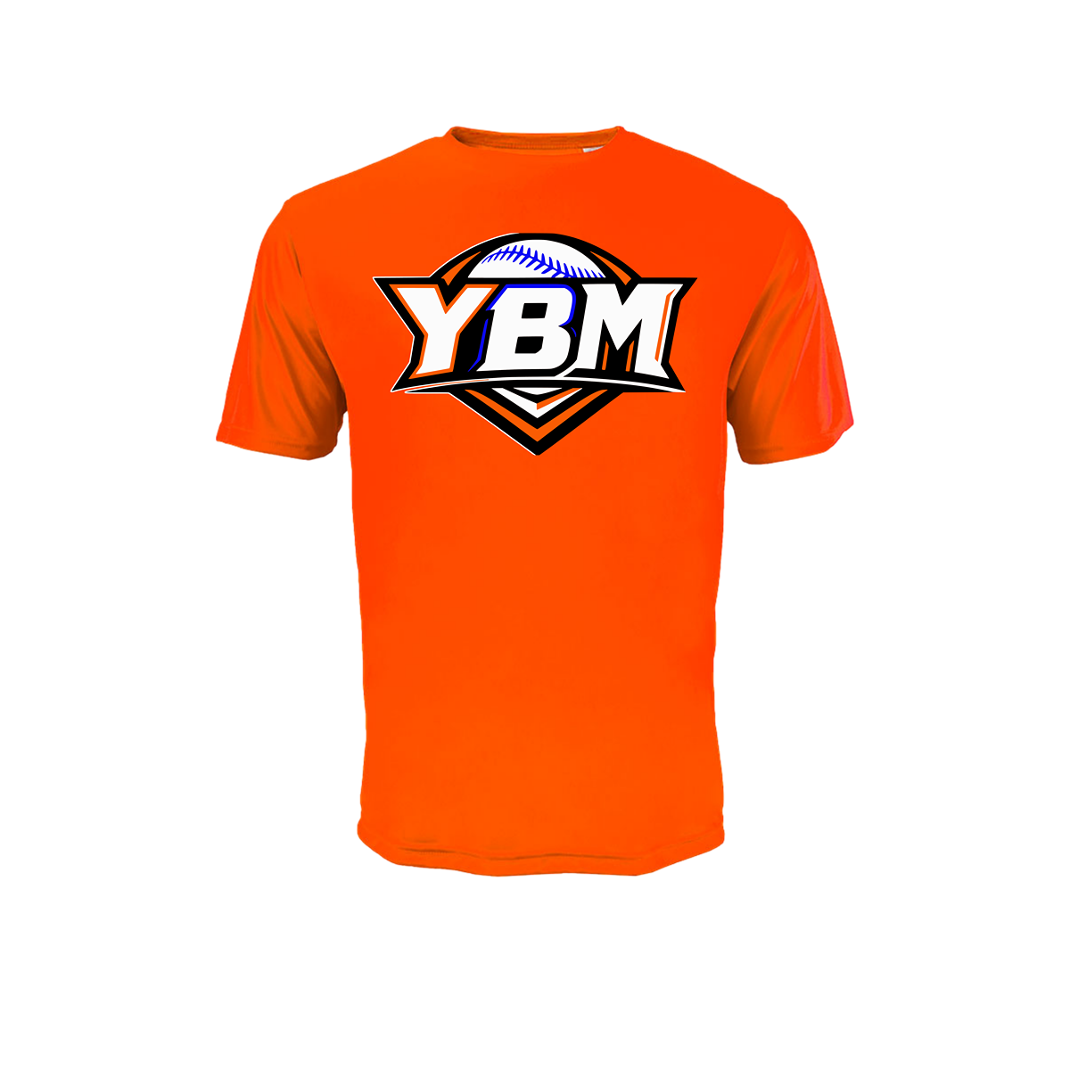 Stay cool and comfortable all season long in the Youth Baseball Midwest Dri Fit Short Sleeve T-Shirt. Made with lightweight, moisture-wicking performance fabric, this shirt helps keep you dry and comfortable during practices, games, tournaments, workouts, or everyday activities.

The breathable short-sleeve design allows for easy movement, making it a great choice for players, coaches, parents, and baseball fans. Finished with the YBM logo, it's the perfect way to show your Youth Baseball Midwest pride.