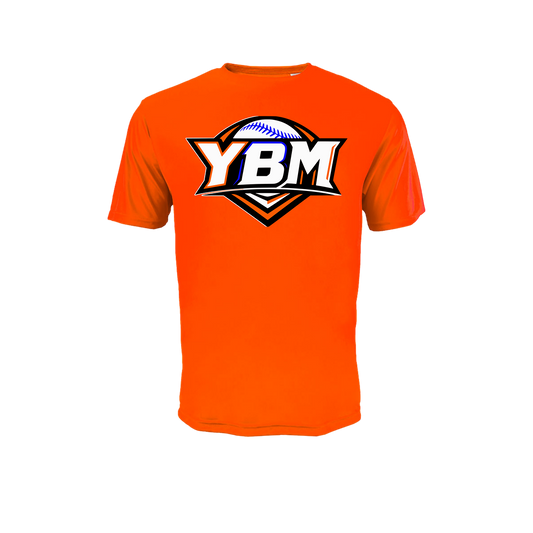 Stay cool and comfortable all season long in the Youth Baseball Midwest Dri Fit Short Sleeve T-Shirt. Made with lightweight, moisture-wicking performance fabric, this shirt helps keep you dry and comfortable during practices, games, tournaments, workouts, or everyday activities.

The breathable short-sleeve design allows for easy movement, making it a great choice for players, coaches, parents, and baseball fans. Finished with the YBM logo, it's the perfect way to show your Youth Baseball Midwest pride.