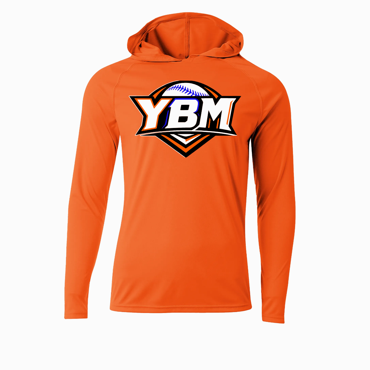Stay comfortable and protected from the elements with the Youth Baseball Midwest Dri Fit Hooded Long Sleeve Shirt. Made from lightweight, breathable performance fabric, this shirt features moisture-wicking technology to help keep you cool and dry during practices, games, tournaments, and long days at the ballpark.

The built-in hood provides added coverage from the sun, while the long sleeves offer extra protection without the weight of a traditional sweatshirt. Designed for an active lifestyle.